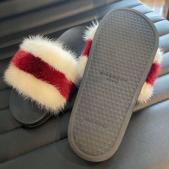 Pink Mink Givenchy Fur Slides Givenchy Mink Fur Slides Shop